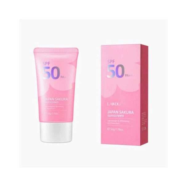 Laikou Japan Sakura Face Sunscreen SPF50+++ (50gm)