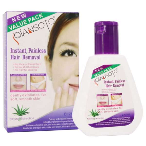Qiansoto Instant Painless Hair Removal Cream – 125gm