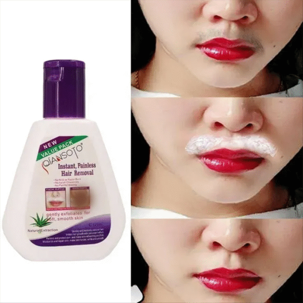 Qiansoto Instant Painless Hair Removal Cream – 125gm